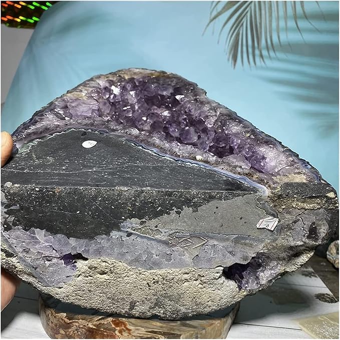 Amethyst Rough Stone 6770g Big Amethyst Natural Stone Geode Healing Raw Reiki Gem Minerals Feng Shui Spiritual Ornaments for Home Decoration Room - Image 6
