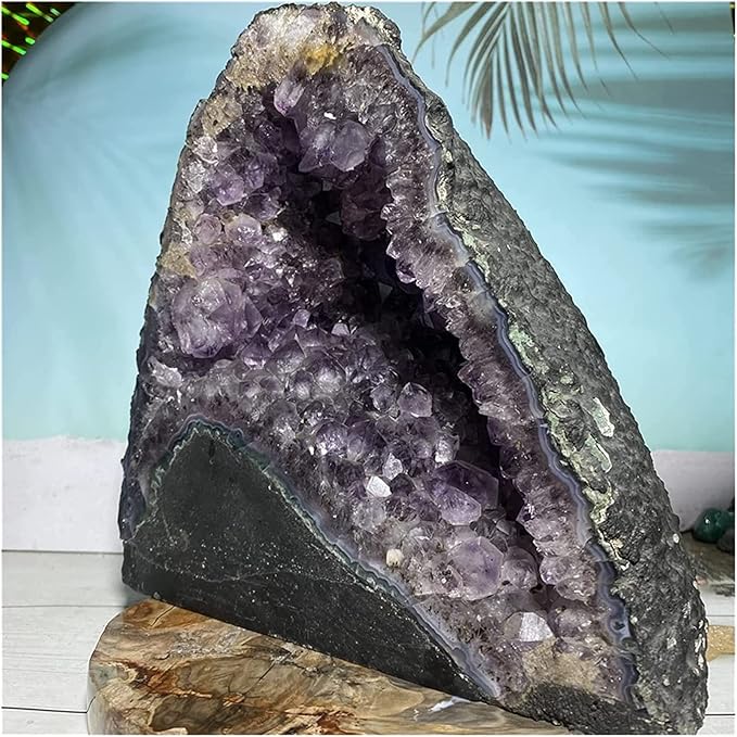Amethyst Rough Stone 6770g Big Amethyst Natural Stone Geode Healing Raw Reiki Gem Minerals Feng Shui Spiritual Ornaments for Home Decoration Room - Image 4